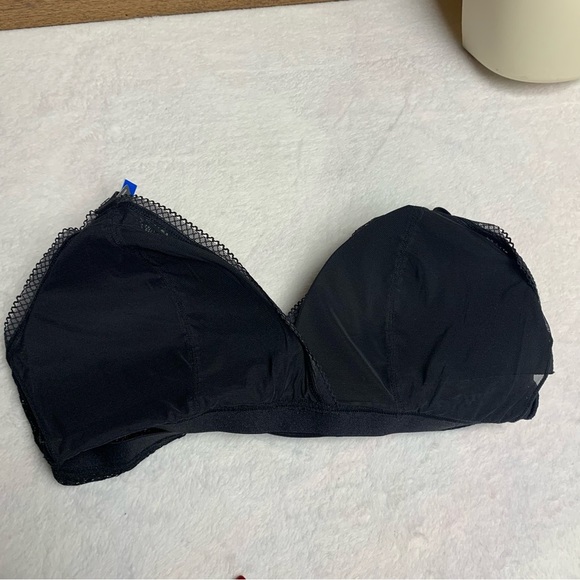 Maidenform black pullover bra adjustable straps removable cups XL NWT - Picture 6 of 7